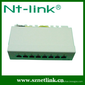 Cat6 STP 8 Port Patch Panel